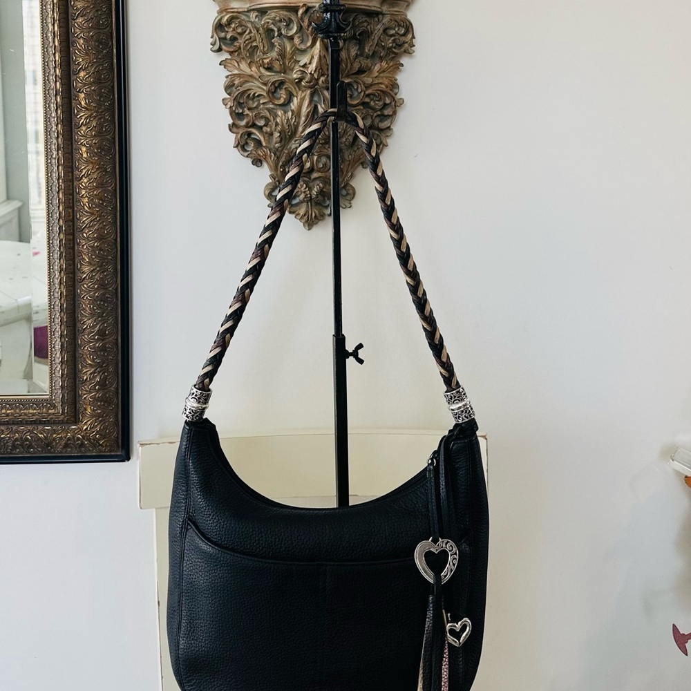 Brighton 🖤 “Barbados”Hobo Bag - Super Cute!! - Picture 9 of 12